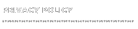 Privacy Policy